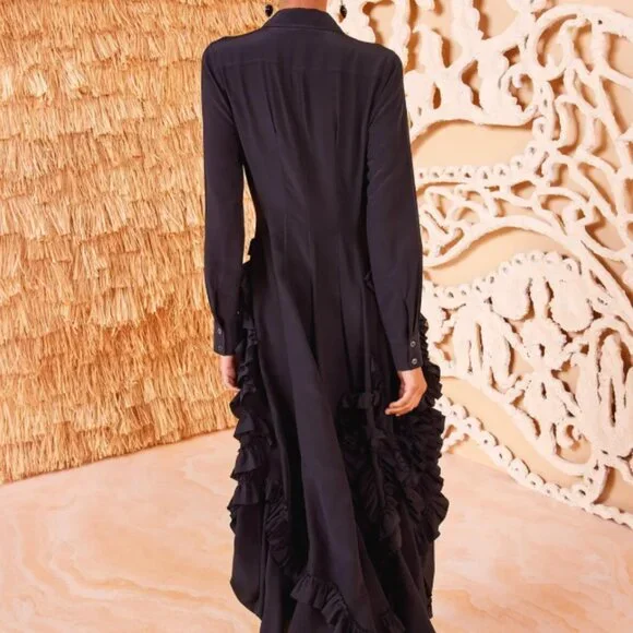 Ulla Johnson Gwen Dress (Noir) - Picture 2 of 4